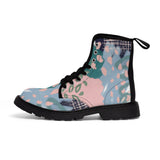 Abstract in Pink and Green Women's Boots