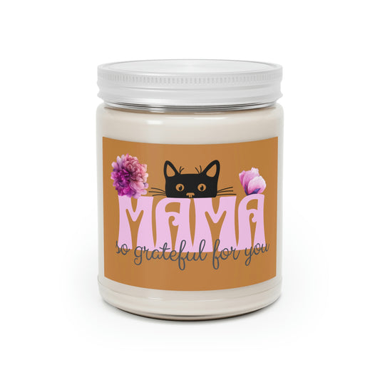 Mothers Day Candle Scented for Mom Gift Candle for Birthday 9 oz Brown