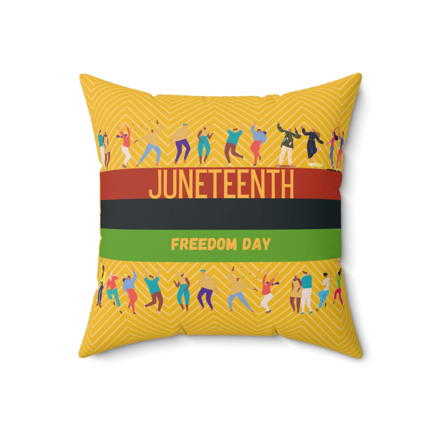 Juneteenth Square Pillow