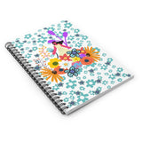 Among The Flowers Spiral Notebook