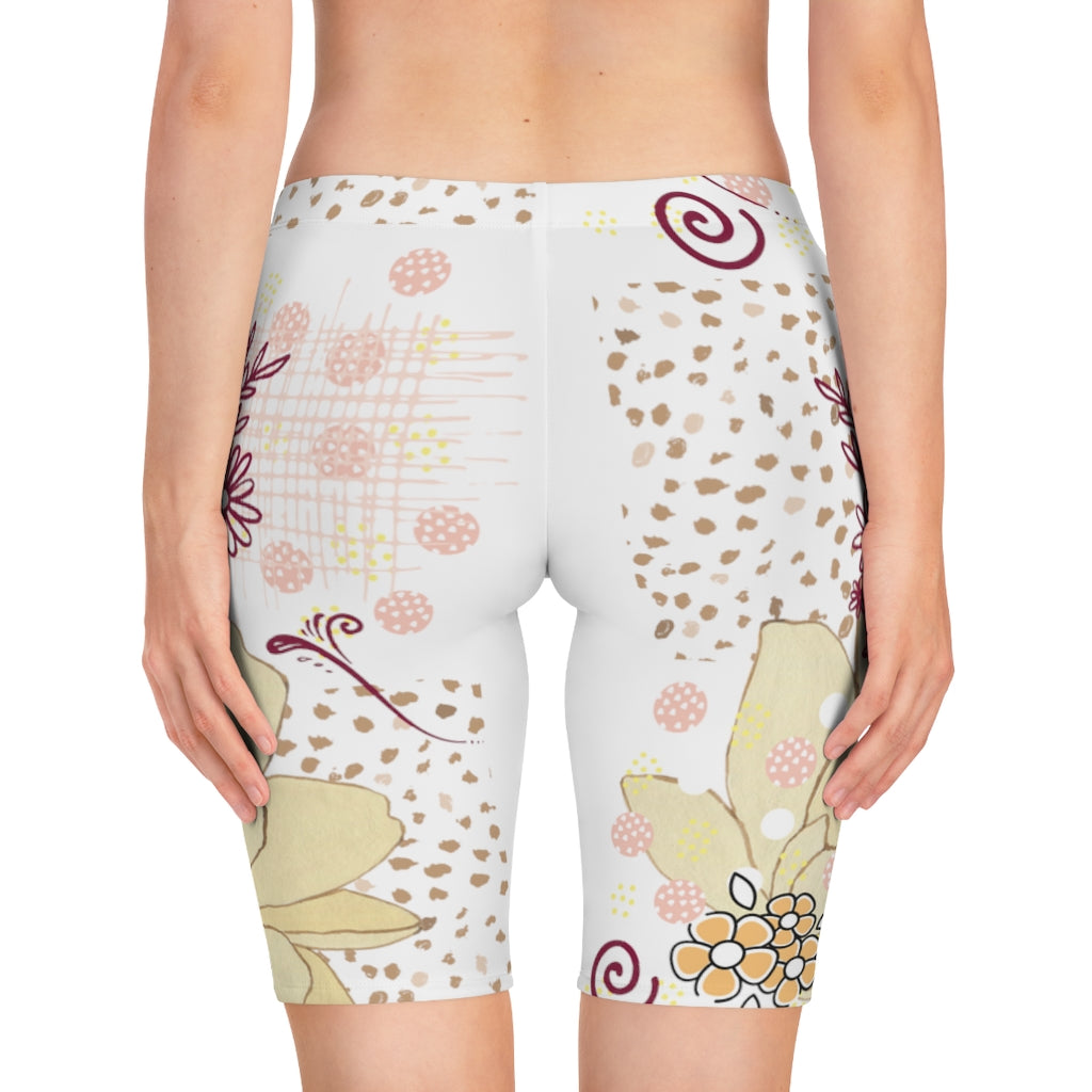 Woman in Wine Women's Bike Shorts