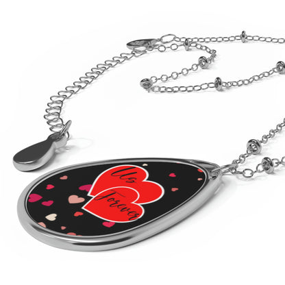 Us Forever Oval Necklace Valentine Jewelry