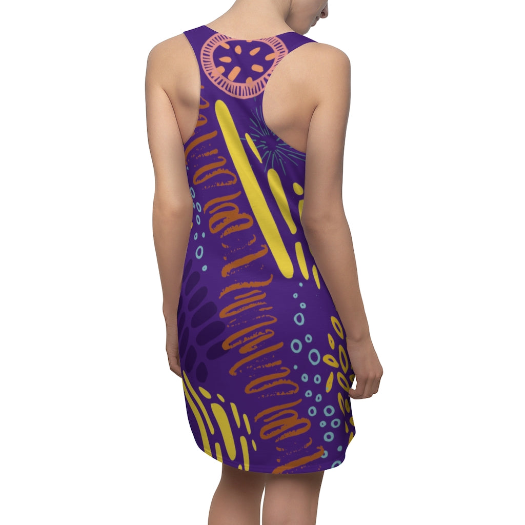 Carefree Women's Racerback Dress - Purple