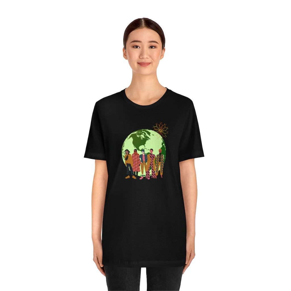 global unity 8 Unisex Short Sleeve Tee
