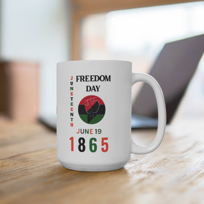 Freedom Day 1865 Mug 15 oz