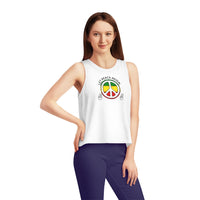Let Peace Reign Cropped Tank Top