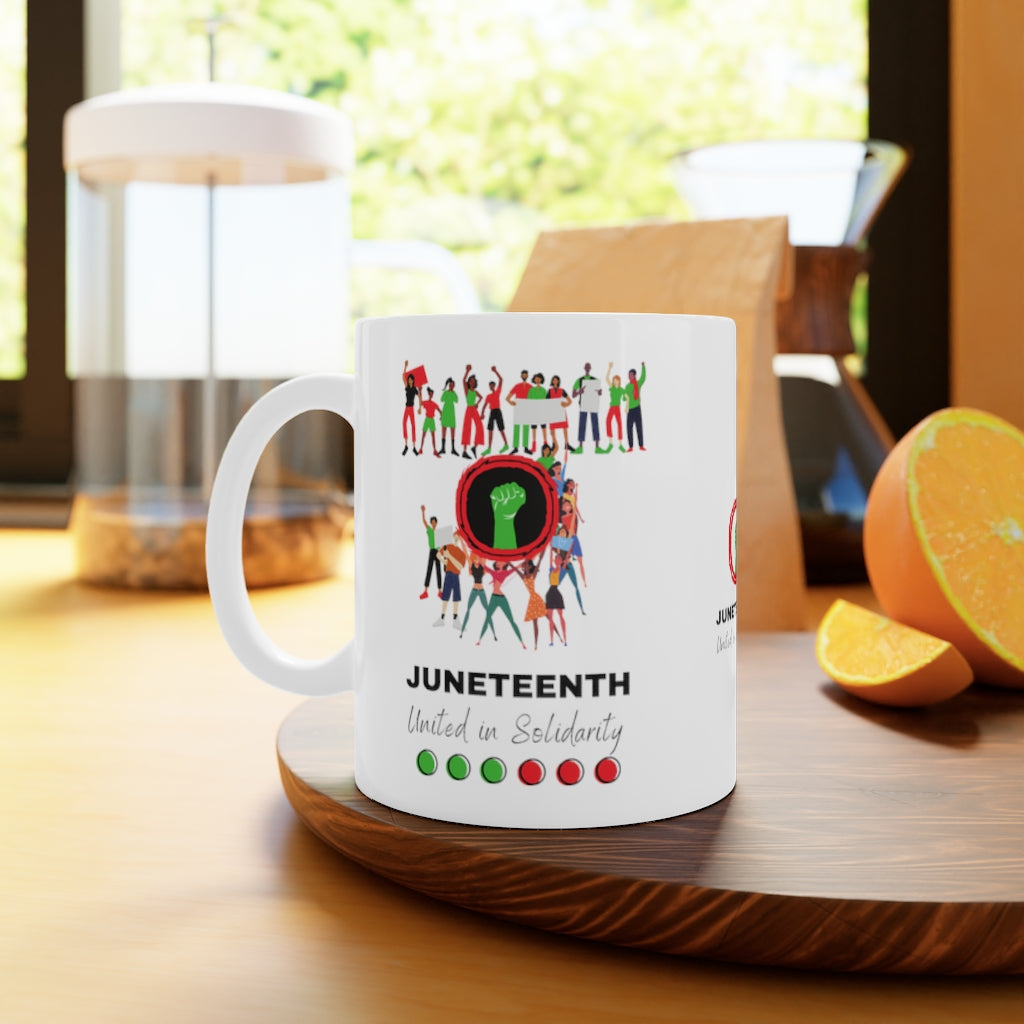 United in Solidarity Mug White