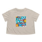 Get Your Summer On Flowy Cropped Tee