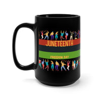 Juneteenth 15oz Mug Black