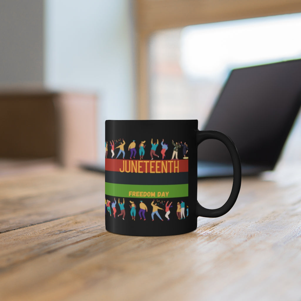 Juneteenth 11oz Mug - Black