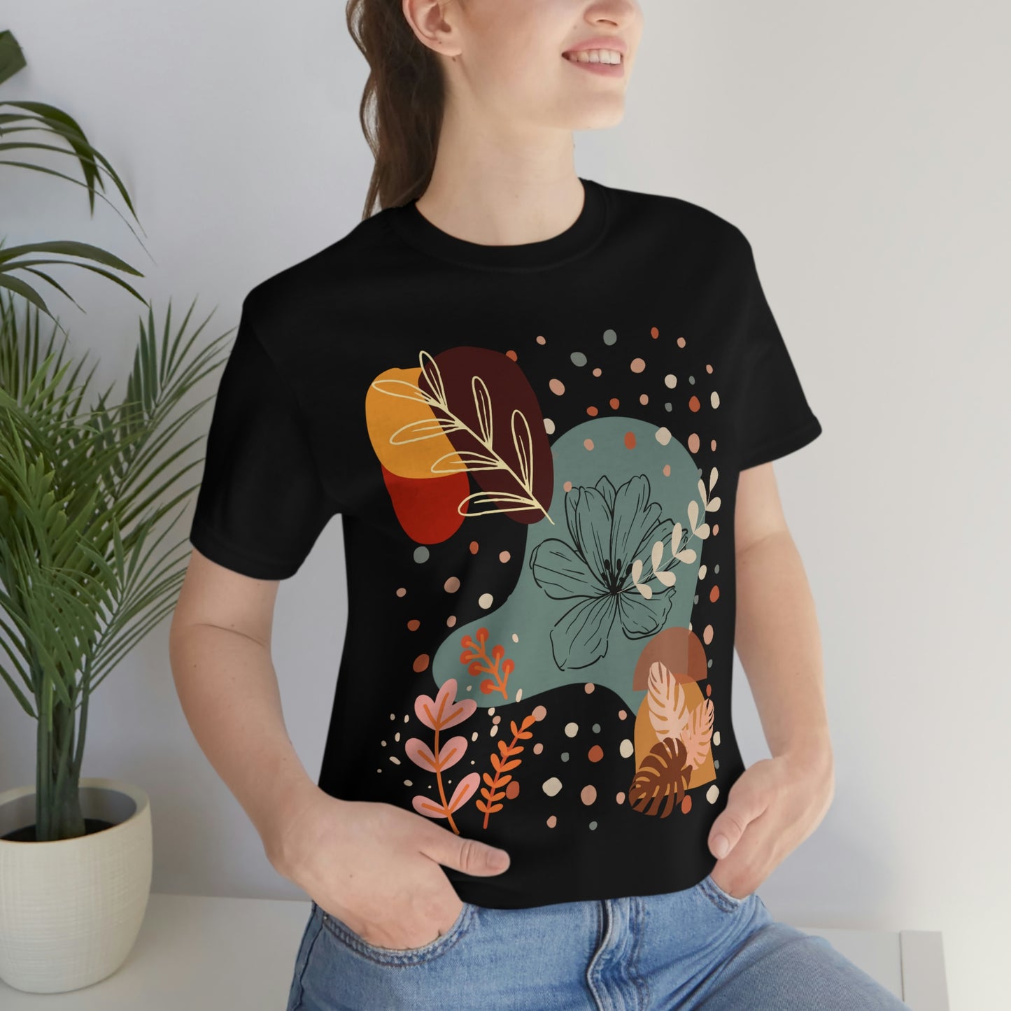 Boho Abstract Unisex Short Sleeve Tee