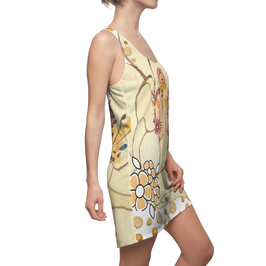 Brown Fusion Women's Racerback Dress