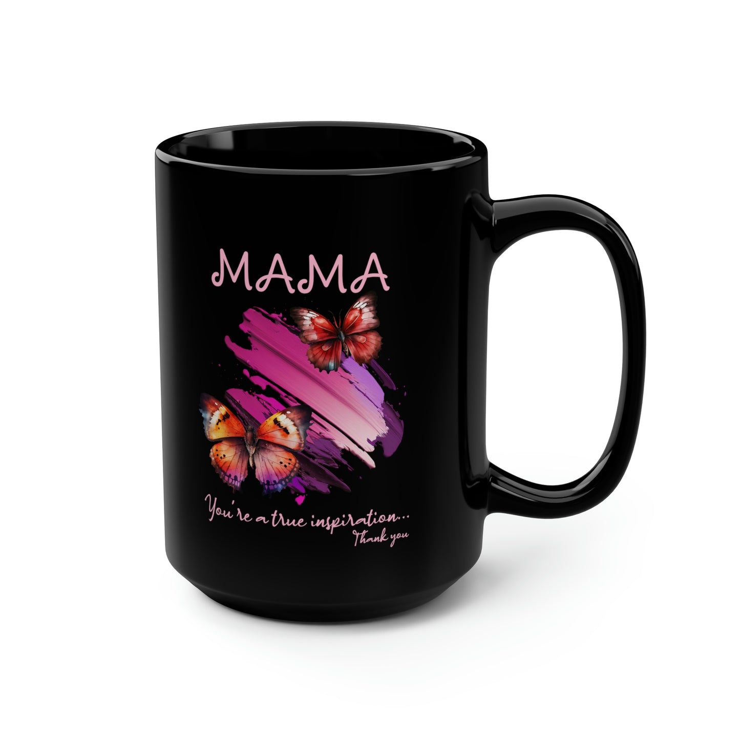 Gift for Mama Mug with Butterflies Gift for Mothers Day for Moms and Coffee Lovers Gift for Butterfly Lovers