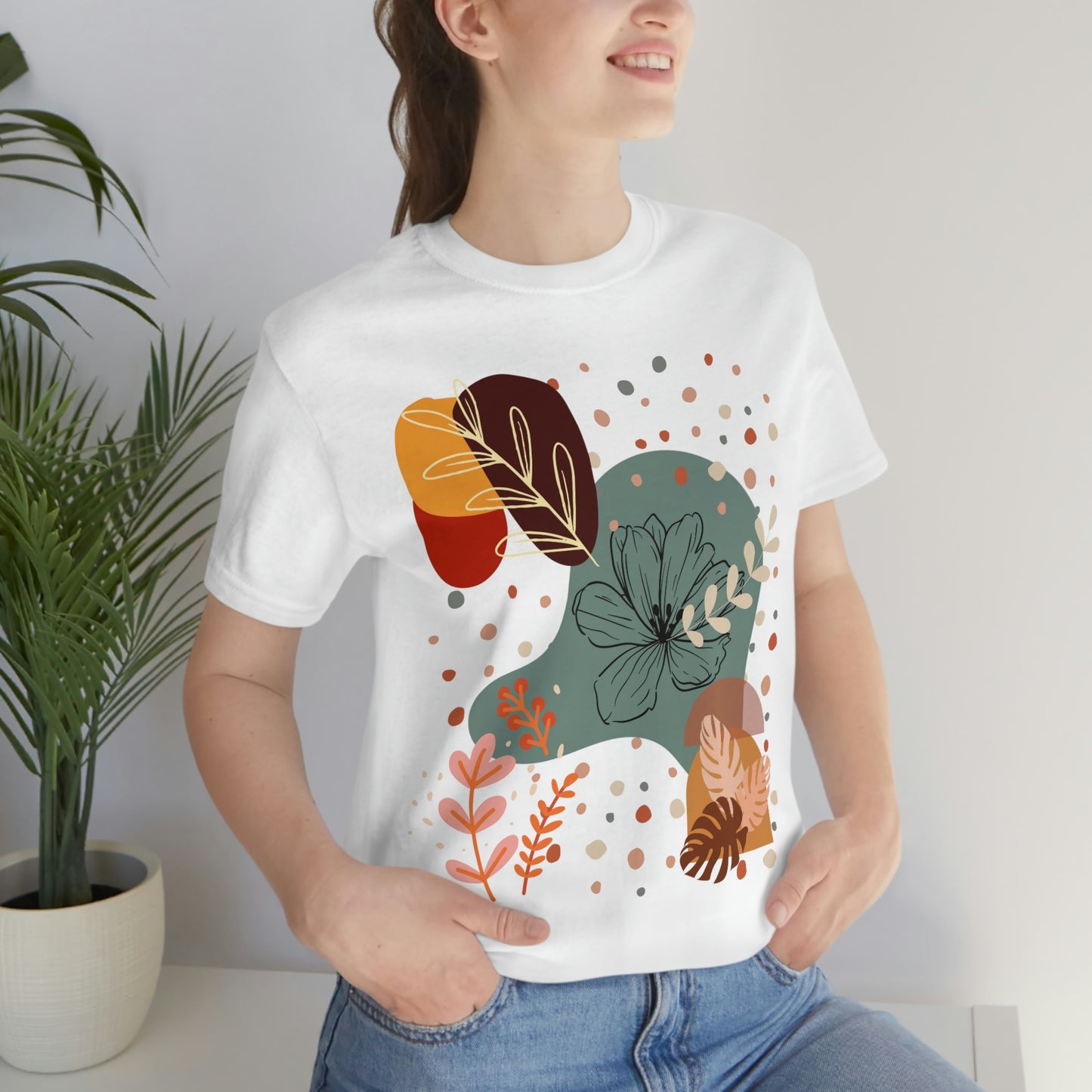 Boho Abstract Unisex Short Sleeve Tee