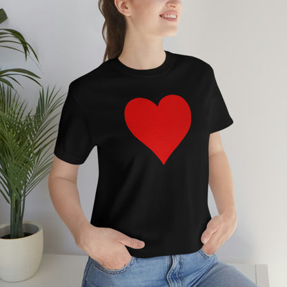 One Heart One Love Valentine Red Heart T Shirt