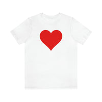 One Heart One Love Valentine Red Heart T Shirt