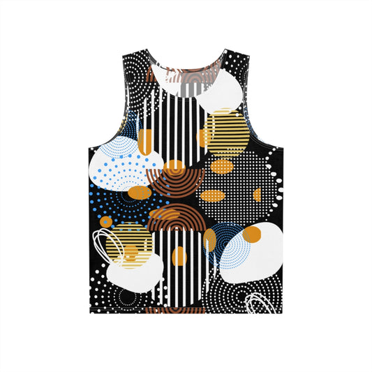 Circles Bars and Rocks Men's Tank