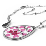 Perfect In Every Way Oval Necklace Valentine Jewelry