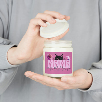 Mothers Day Candle Scented for Mom Gift Candle for Birthday 9 oz Pink