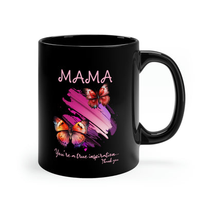 Mothers Day Gift for Mama Mug with Butterflies Gift for Mom and Coffee Lovers Gift for Butterfly Lovers