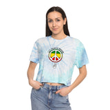 Let Peace Reign Tie-Dye Crop Tee