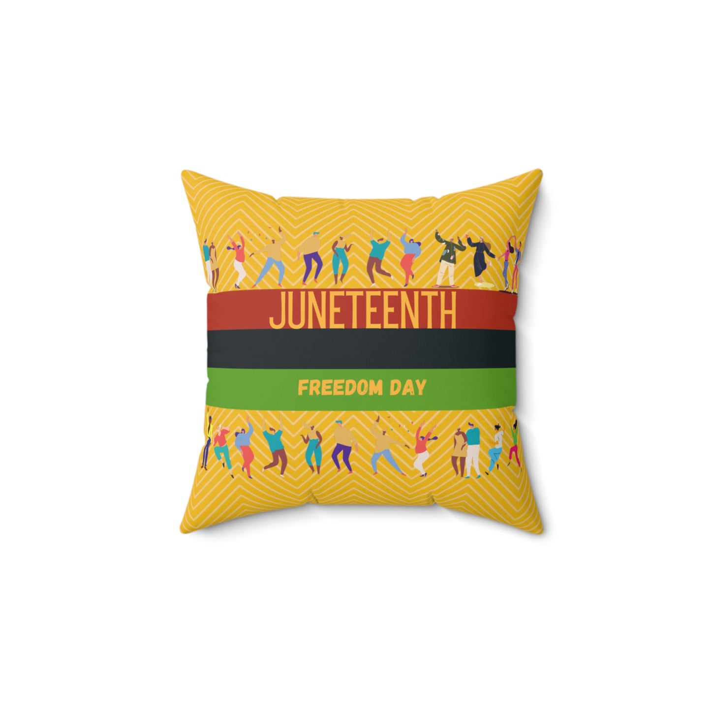 Juneteenth Square Pillow
