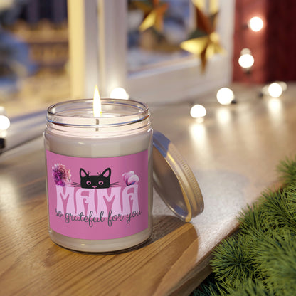 Mothers Day Candle Scented for Mom Gift Candle for Birthday 9 oz Pink