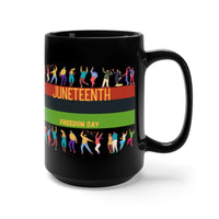 Juneteenth 15oz Mug Black