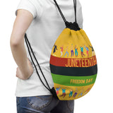 Juneteenth Drawstring Bag for Freedom Day, backpack for Juneteenth, Liberty Tote, Freedom Bag