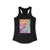 Multicolor Abstract Women's Ideal Racerback Tank