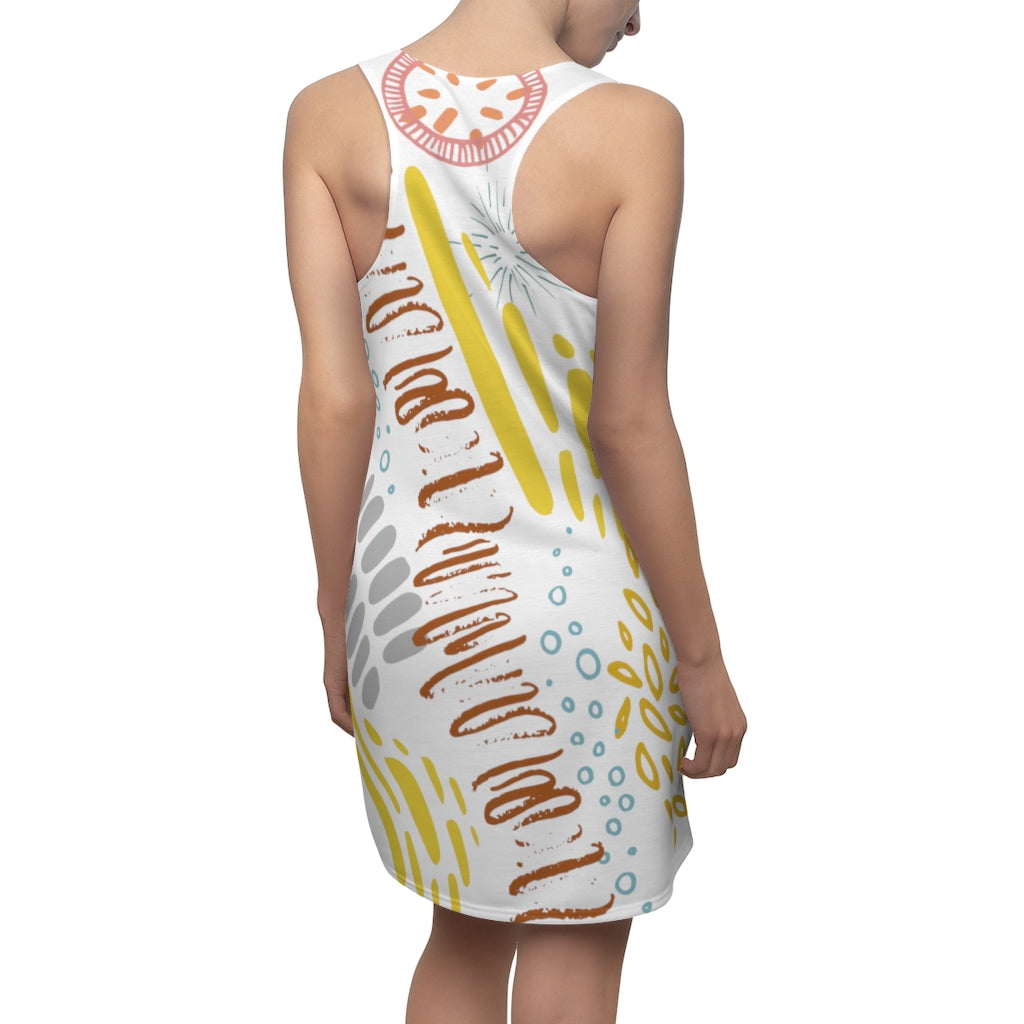 Carefree Women's Racerback Dress - White