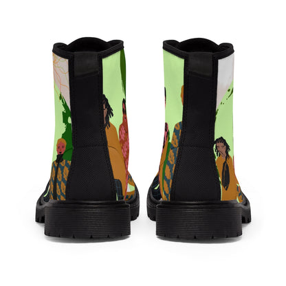 Global Unity 8 Men's Canvas Boots
