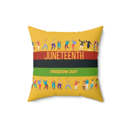 Juneteenth Square Pillow