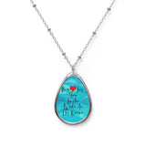 My Love For You Oval Necklace Valentine Jewelry