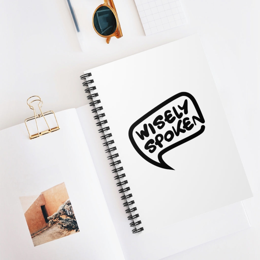 Wisely Spoken Spiral Notebook