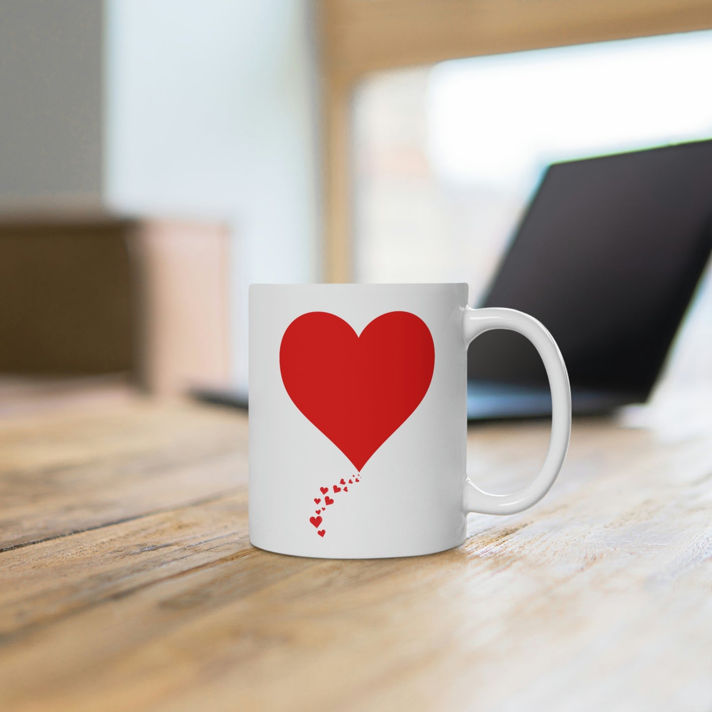 One Heart Forever Mug 15 oz - White