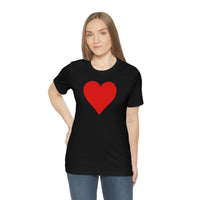 One Heart One Love Valentine Red Heart T Shirt