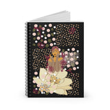 Woman in Wine Spiral Notebook