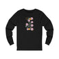 Pink Flower Abstract Unisex Long Sleeve Tee