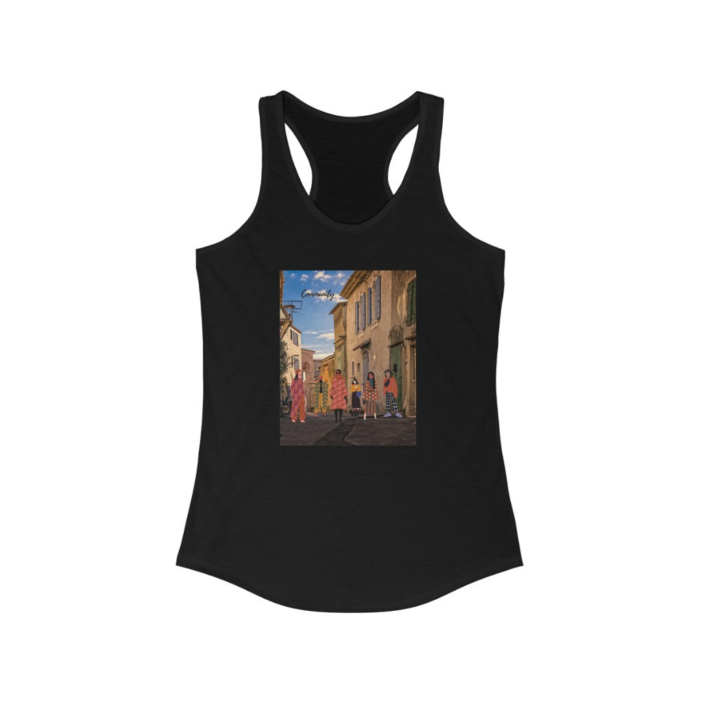 Community 8 Women's Racerback Tank