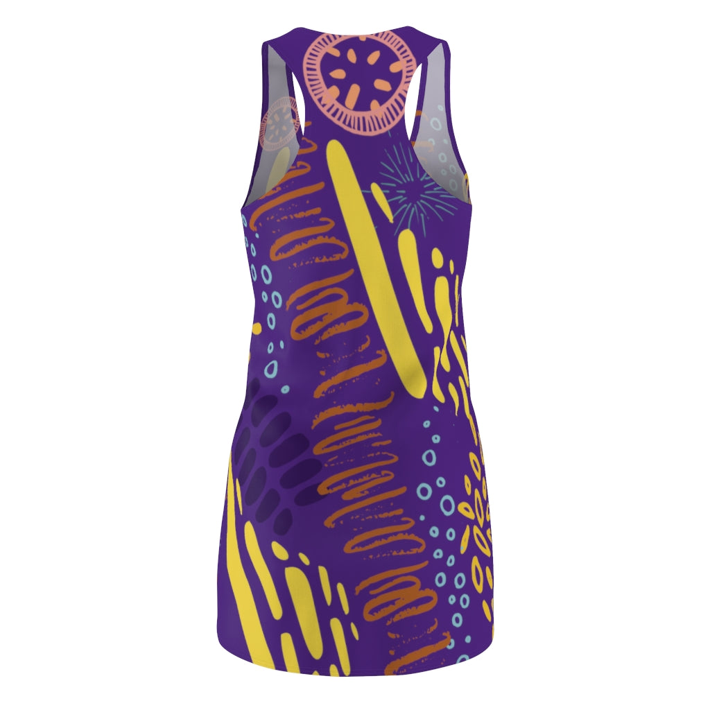 Carefree Women's Racerback Dress - Purple
