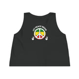 Let Peace Reign Cropped Tank Top