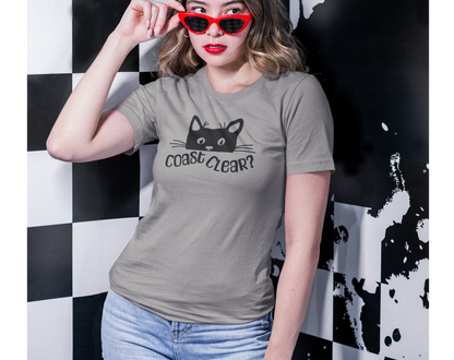 Black Cat TShirt, Cat Lover TShirt, Gift for Cat Lover, Cute Cat Mom Shirt, Cat Dad Tshirt, Funny Cat T Shirt, Playful Cat TShirt, Cat Shirt