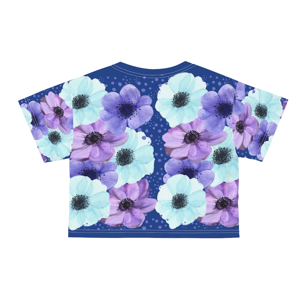 Purple Fusion Crop Tee