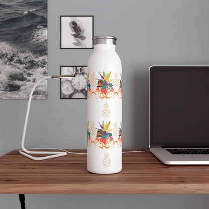 Tropical Pineapple Slim Water Bottle