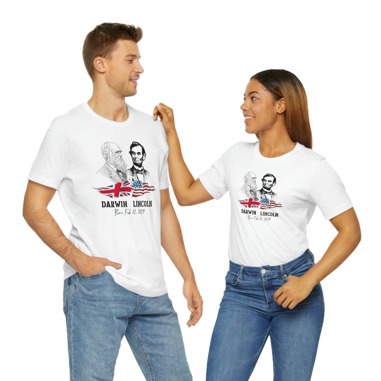 Darwin Lincoln Coincidental Connection Unisex Tee