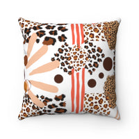 Feline Fury Square Pillow