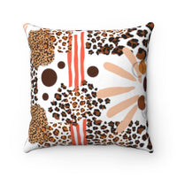 Feline Fury Square Pillow