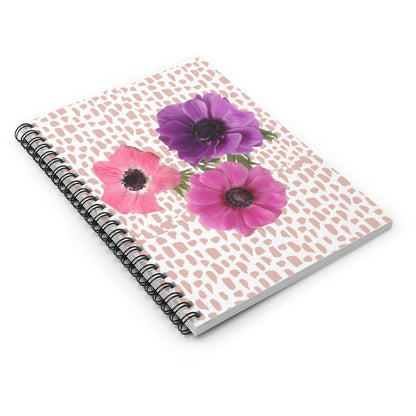 Anemones Spiral Notebook