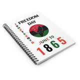 Freedom Day 1865 Spiral Notebook